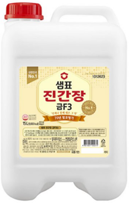 샘표 진간장 금F3, 15L, 1개