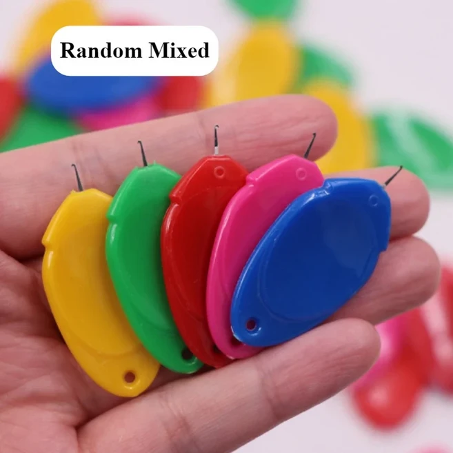 노인을 위한 간단한 바늘 실 빠른 바느질 액세서리 DIY 가정용 핸드 크랭크 재봉틀 도구, 01 Random Mixed, 03 5pcs, 01 Random Mixed