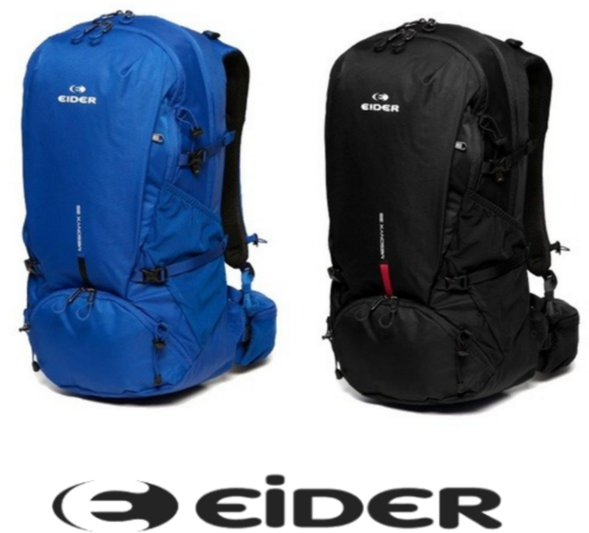 [백화점 매장판] 아이더 EIDER 중형 배낭 백팩 트레킹배낭 남성 여성 남여공용 하이테크 35L, 아이더 블루