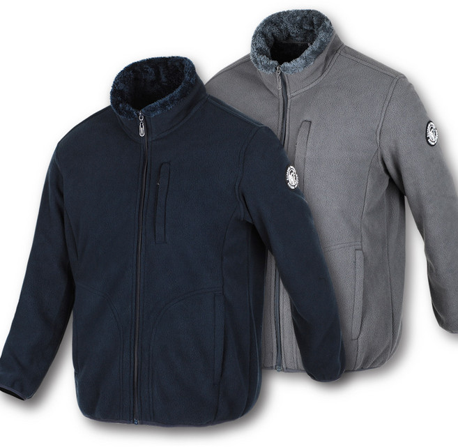 1+1 겨울 폴라플리스 안감 보아털 후리스 자켓 아웃도어 빅사이즈 120까지