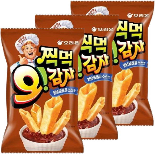 오리온 오감자 양념바베큐, 136g, 3개