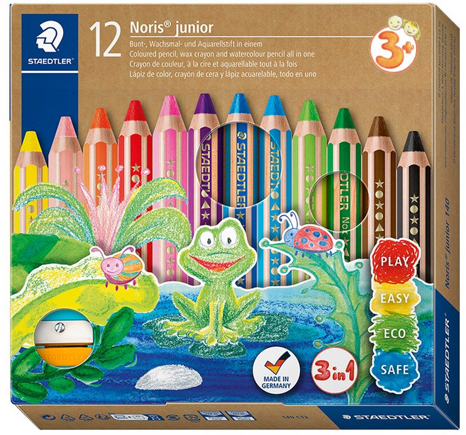 스테들러 140 노리스주니어 색연필, 12색, 1개
