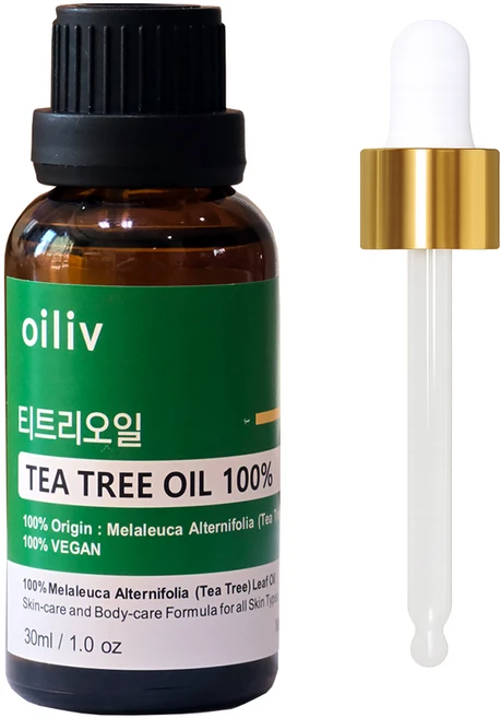 유기농 티트리오일 100%원액 호주산 티트리잎 대용량 30ml 효능페이스오일, 1개 - 쿠팡
