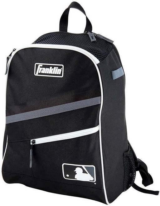 Franklin Sports MLB 배트팩 백 - 청소년 야구 소프트볼 및 티볼 스포츠용 장비 가방 야구 배트 방망이 보관 펜스 후크 포함., Franklin Sports MLB 배트팩 백 - 청소