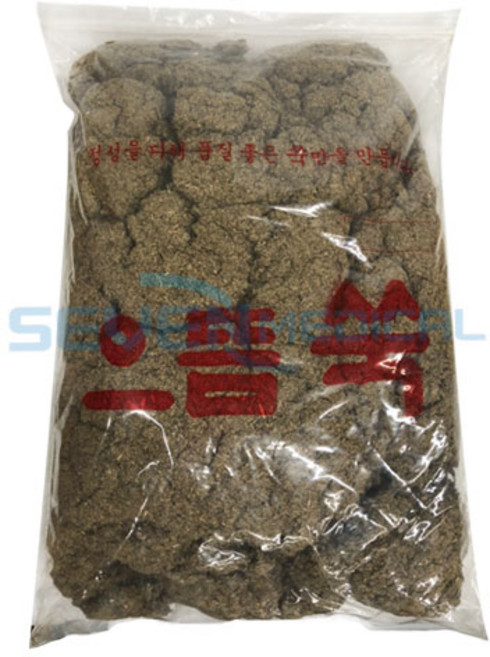 약쑥 으뜸쑥 찜질용쑥 약1kg 한방용품 찜질 좌욕용쑥 "세븐메디컬 출고", 1개