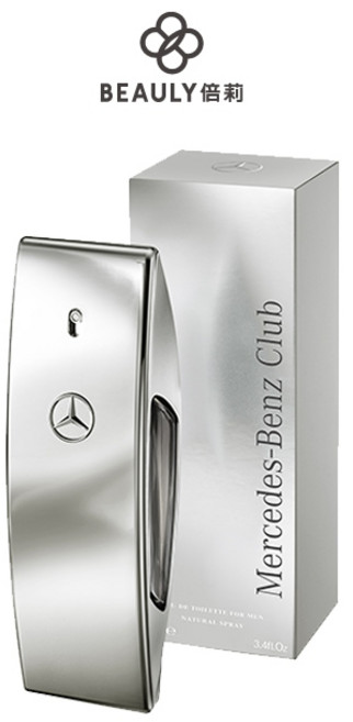 MERCEDES BENZ Club 男性淡香水 100ml BEAULY 倍莉, 1個