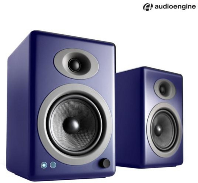 (오디오엔진) (Audio Engine) A5+ Matte Blue 블루투스 스피커, MatteBlue, AudioEngineA5+