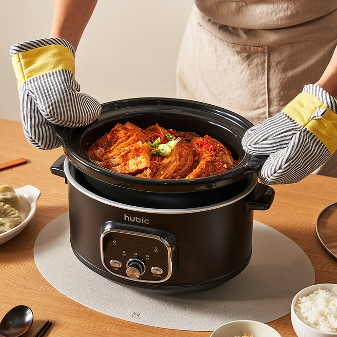 슬로우 멀티 쿠커 계란찜기 맥반석 구운계란 전기 찜기 전골 냄비 휴빅 HB-1400B