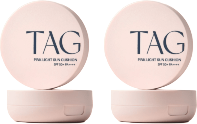 태그 핑크 라이트 선쿠션 15g, 2개