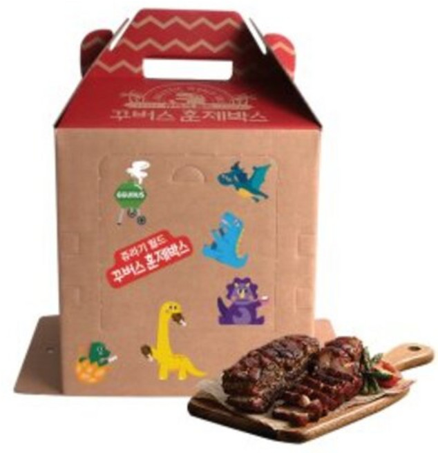 꾸버스 훈제박스 쥬라기월드 - 일회용 바베큐 불판 석쇠, 1개