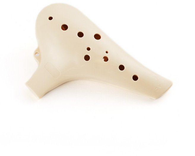 명창 실버스타 오카리나(아이보리)알토C, 1개, 아이보리, 오카리나