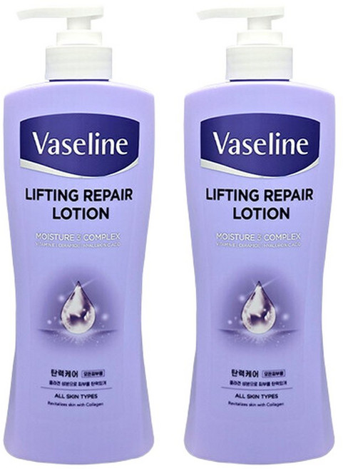 애경 바세린 리프팅 리페어 로션 450ml X 2개