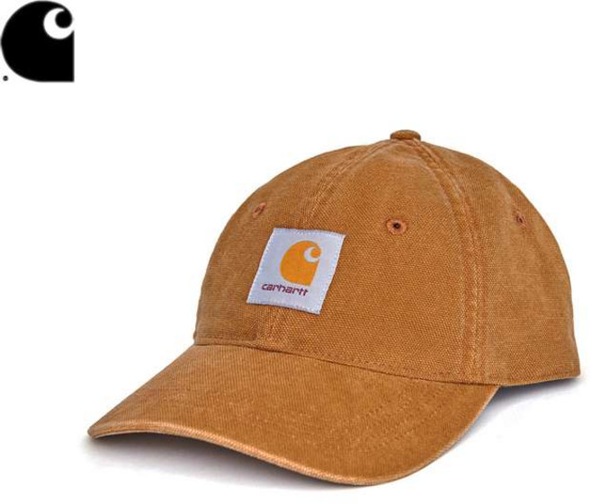 Carhartt WIP 모자 장식 클래식 로고 자수 라벨 워싱 평평한 카하트 042M