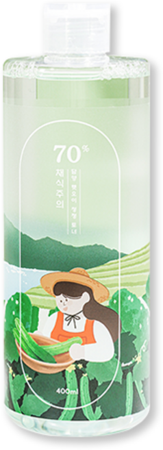 (본사정품) 채식주의 담양 햇 오이 70% 쿨링 토너, 1개, 400ml