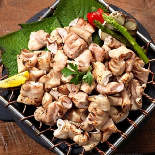 [DG] 캠핑 음식 불맛 수제 직화 곱창 소금구이, 1개, 200g