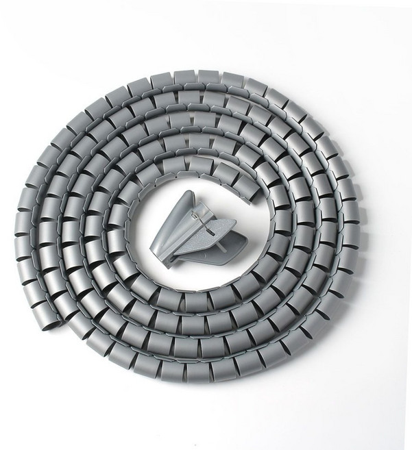 전선 정리 스네이크 커버 28mm 헤리컬 밴드 5m 코드정리 케이블정리 전선가리개