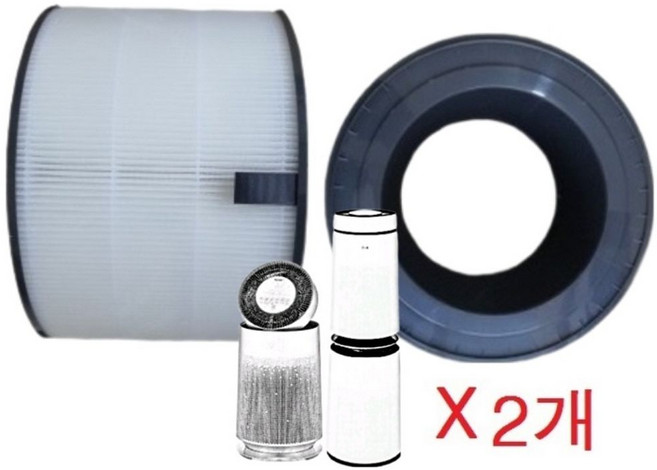 LG호환 퓨리케어2단형 AS352NG1A 2개 공기청정기호환, 본상품선택