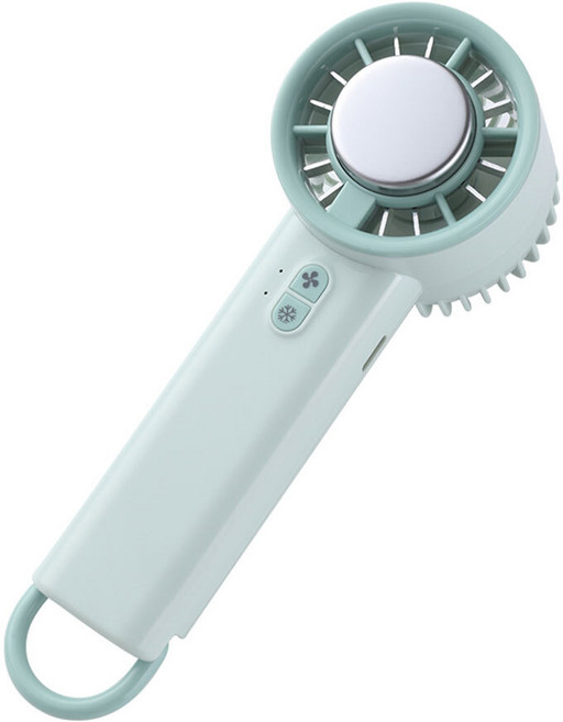 소하 슈퍼쿨링 휴대용 냉각 손선풍기, 파스텔그린