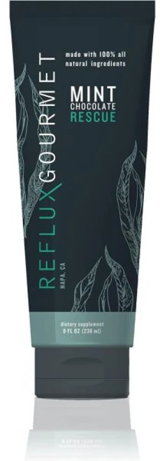 자연 화제 산 역류 완화 지원 보조제 GERD LPR 소화불량 간헐적 단식 도움 알지네이트 요법 1회용 25개입 민트 초콜릿/바닐라 캐러멜 REFLUX GOURMET, 민트 초콜릿 구출 - 8온스 튜브 - 쿠팡
