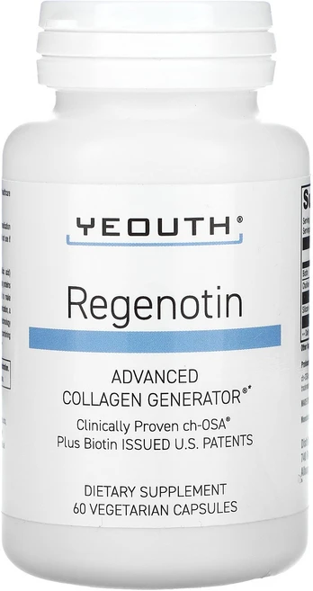 Yeouth 리제노틴 고급 콜라겐 제너레이터 60 베지캡슐, 1개, 60정 - 쿠팡