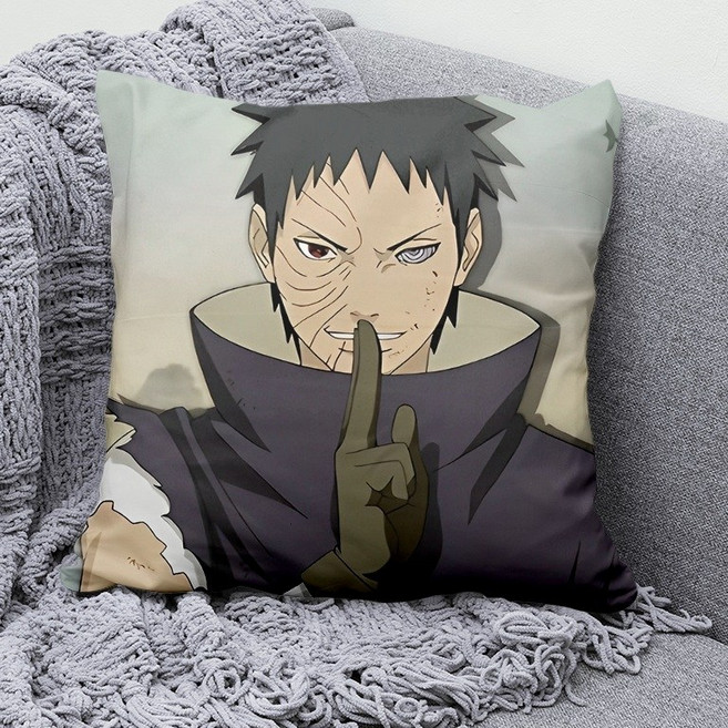 나루토 질풍전 쿠션 베개 방석 소파 거실 인테리어 장식 굿즈 사스케 이타치 오비토 미나토, HYRZ-2