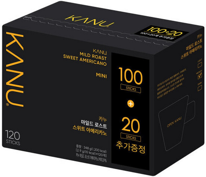 카누 마일드 미니 스위트 아메리카노2.9g 120개입 1개