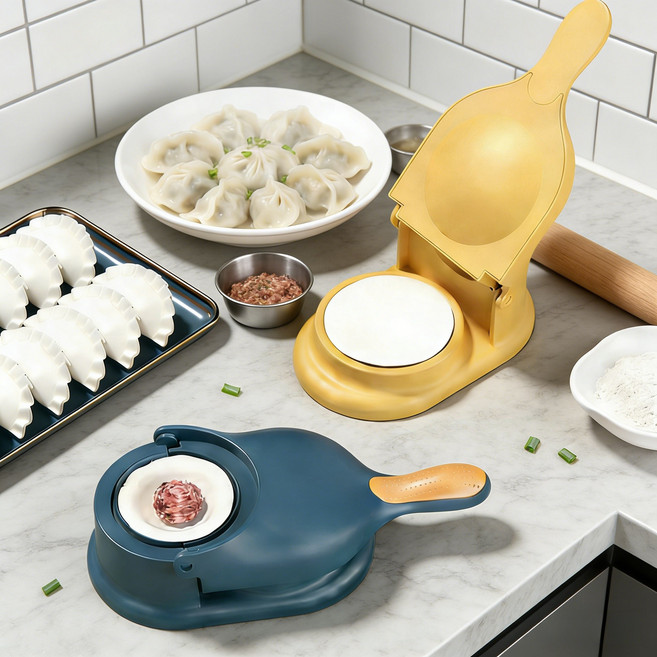 만두 피 만들기 기계 국수 반죽 압착기 다용도 주방 도구 가정용 조리 도구 손 쉬운 요리 도구, 1개