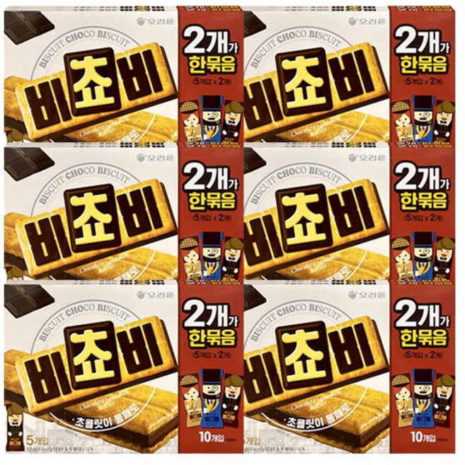 오리온 비쵸비 번들, 250g, 6개