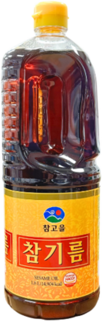 참고을 참기름, 1.8L, 2개
