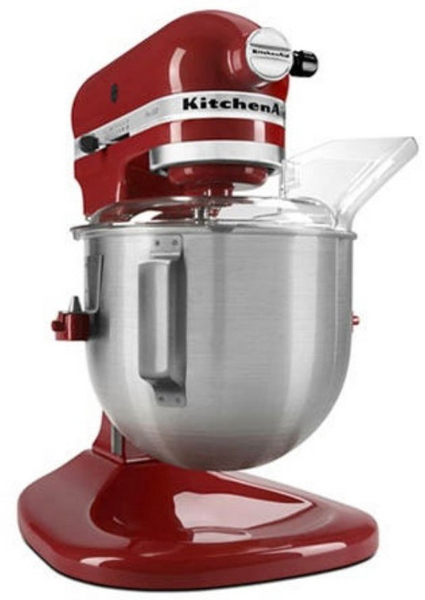 키친에이드 5쿼트 볼 리프트 믹서(풀옵션) K5SS KSM5ER KPM5 거품 반죽기, 1개, 4.8L, 레드
