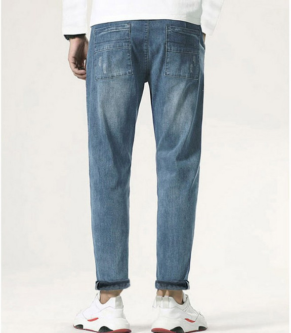 모던에프 스크래치 모던 기모 블루진 (H202A)