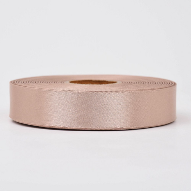 리본끈 공단리본 주자리본 크리스마스리본 25mm, 6.베이지색