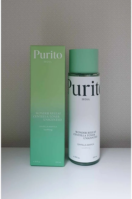 퓨리토서울 원더 릴리프 센텔라 토너 언센티드, 200ml, 1개 - 쿠팡