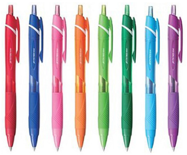 제트스트림 유성볼펜 SXN-150C-07 0.7mm 8p, 혼합 색상, 1세트