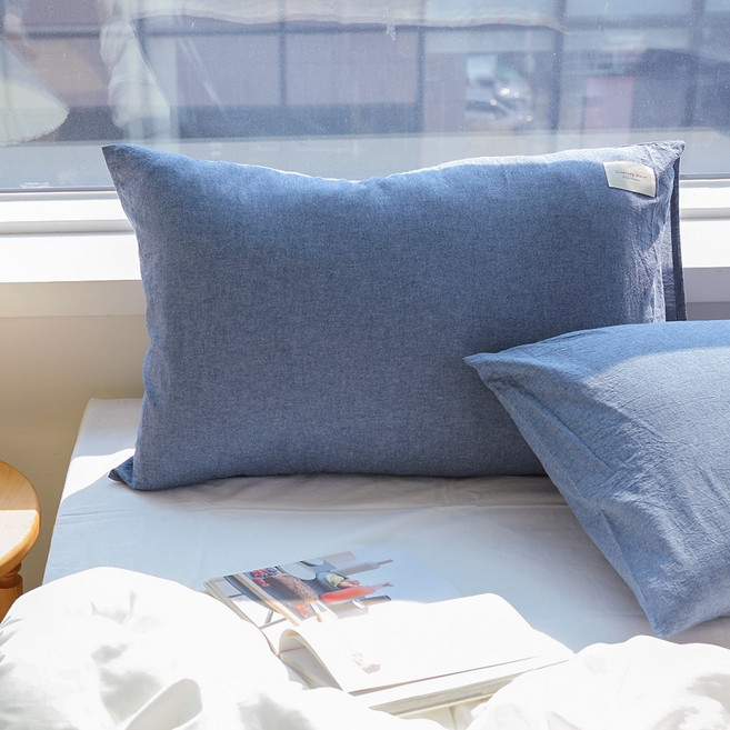 캘리웨이브 호텔 베개커버 무독성 순면 자루형 프리미엄 2P