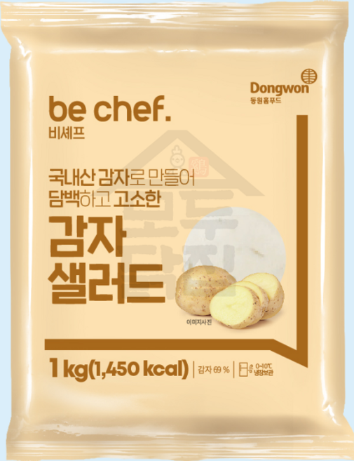 동원 홈푸드 비셰프 감자샐러드 1kg 단백하고 고소한맛, 1개