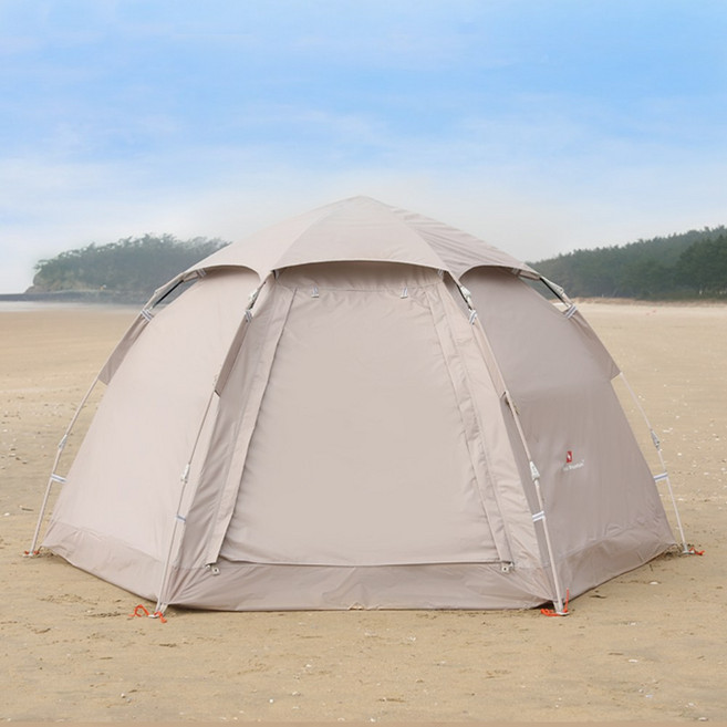 스위스마운틴 헥사돔 원터치 텐트, 탄, 8인용