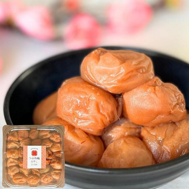 기슈 난코 우메보시 카타오카농장 무첨가 천연소금 전통 시로우메보시 1kg, 1개