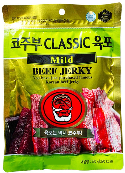 코주부 B&F CLASSIC 육포 Mild, 130g, 1개