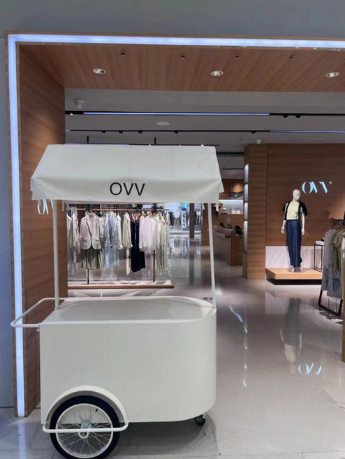 이동식 가판대 행사부스 판촉대 농산물 캠페인 부스 133x60x210CM, 1개, 핑크 차량 120x70x210