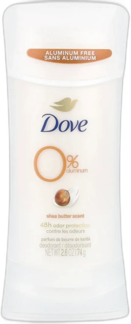 도브 0% 알루미늄 프리 데오드란트 시어버터 Deodorant Aluminum Free Shea Butter, 1개, 74g - 쿠팡