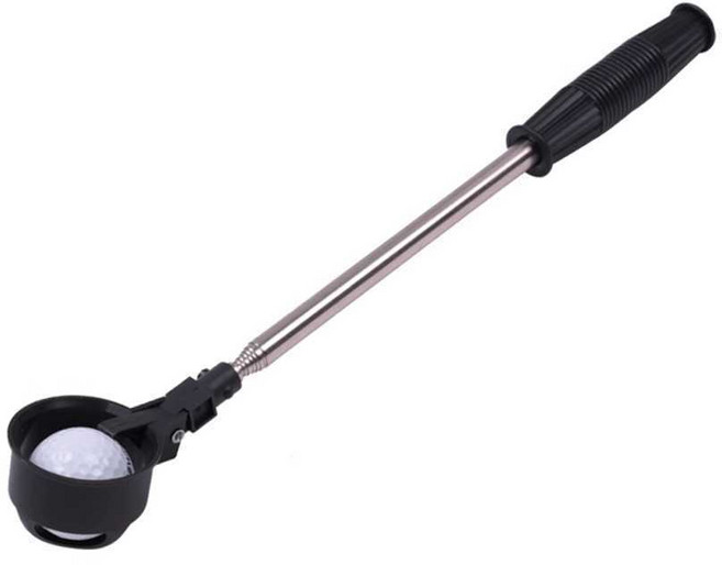 골프공뜰채 공수거기 볼집게 볼 회수기 건지기, 1개, 빨간색 D헤드 280cm