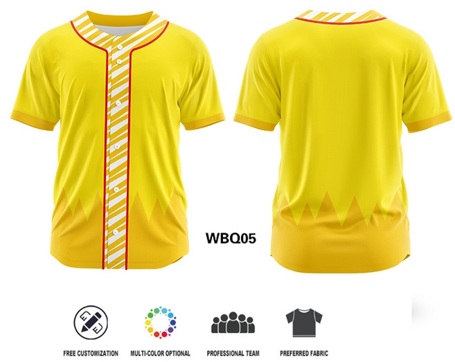 사용자 정의 전체 버튼 스피릿 야구 저지 승화 팀 로고 이름 번호 소프트볼 유니폼 나만의 스포츠웨어 디자, 12 2XS, 05 WBQ05