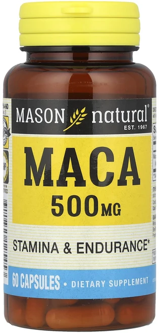 Mason Natural 마카 500mg 캡슐 60정, 1개 - 쿠팡