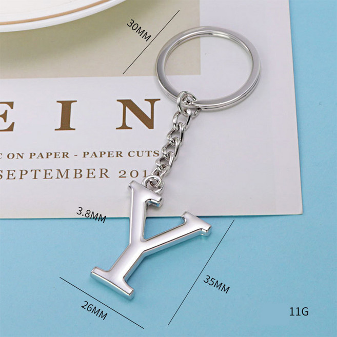 뉴프렐류드 알파벳 키링, 1개, Y