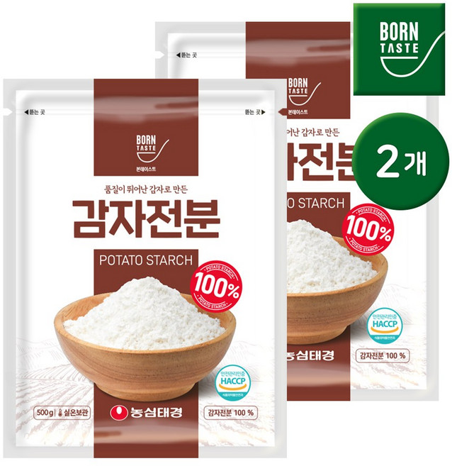 본테이스트 감자전분, 500g, 2개