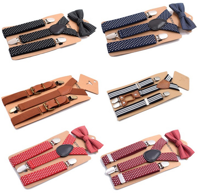 아동 멜빵 보타이 세트 6종 Y형 남아 여아 키즈 어린이 유치원 어린이집 선물 결혼식 행사 촬영 패션 나비타이 보타이멜빵세트 땡땡이 도트 서스펜더 바지멜빵 바지서스펜더 어린이멜빵