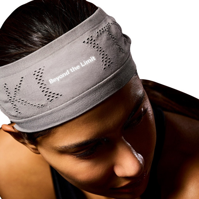 타이탄워크 제로스웻 스포츠 헤어밴드 머리 러닝 쿨 운동 머리띠, 1개, 그레이