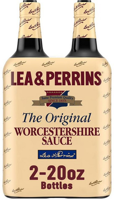 Lea & Perrins 우스터셔 소스 591ml 2개입 1팩 오리지널 Lea & Perrins The Original Worcestershire Sauce 20 oz. 2 p, 1개, 1.18L