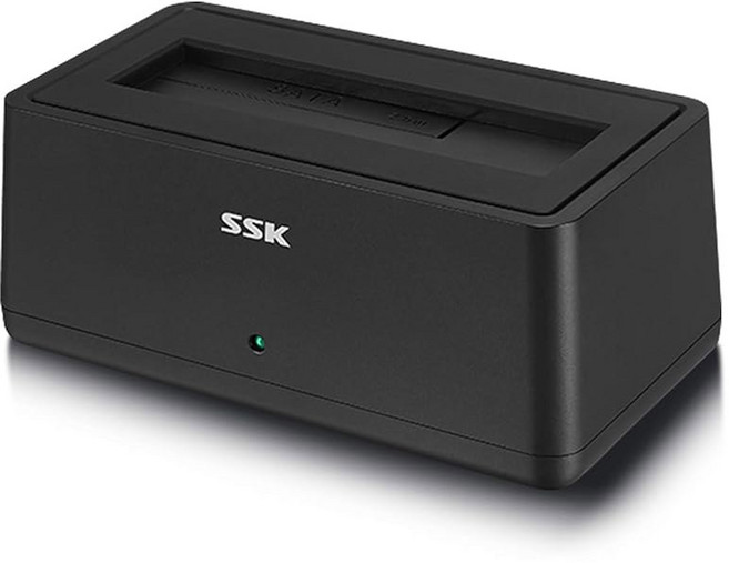 2.5인치 및 3.5인치 HDD SSD SATA용 SSK USB 3.0-SATA 외장 하드 드라이브 도킹 스테이션 인클로저 어댑터 최대 5Gbps의 초고속 드라이버가 필요 없는, SSK USB 3.0 to SATA 외장 하드 드라이브, 1개
